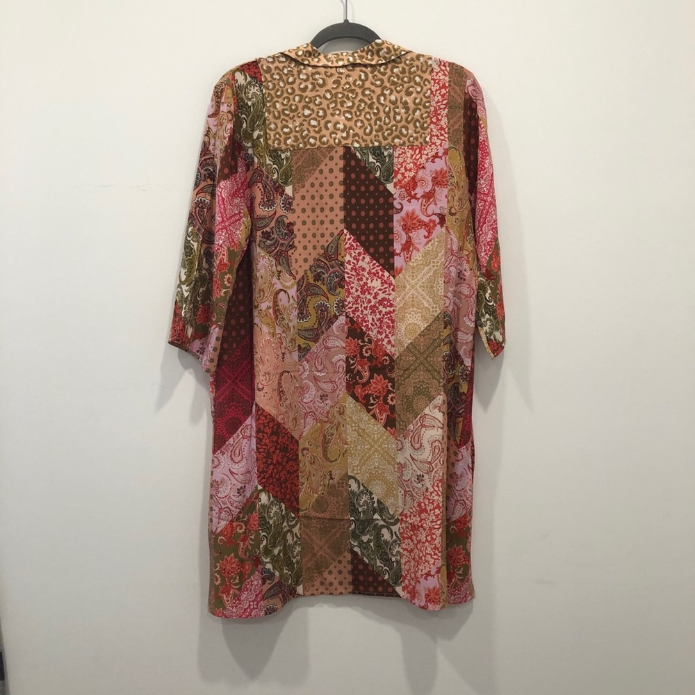 Kachel x Anthropologie Silk Paisley Tunic - Picture 4 of 4